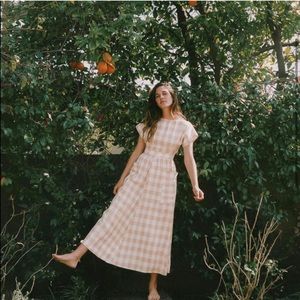 Christy Dawn Jane Dress Yellow Plaid